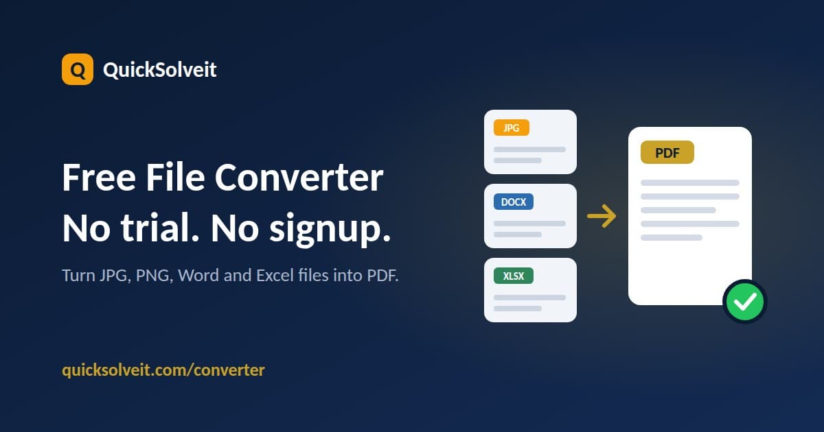 How to Try a File Converter Free in the US: No Trial, No Signup